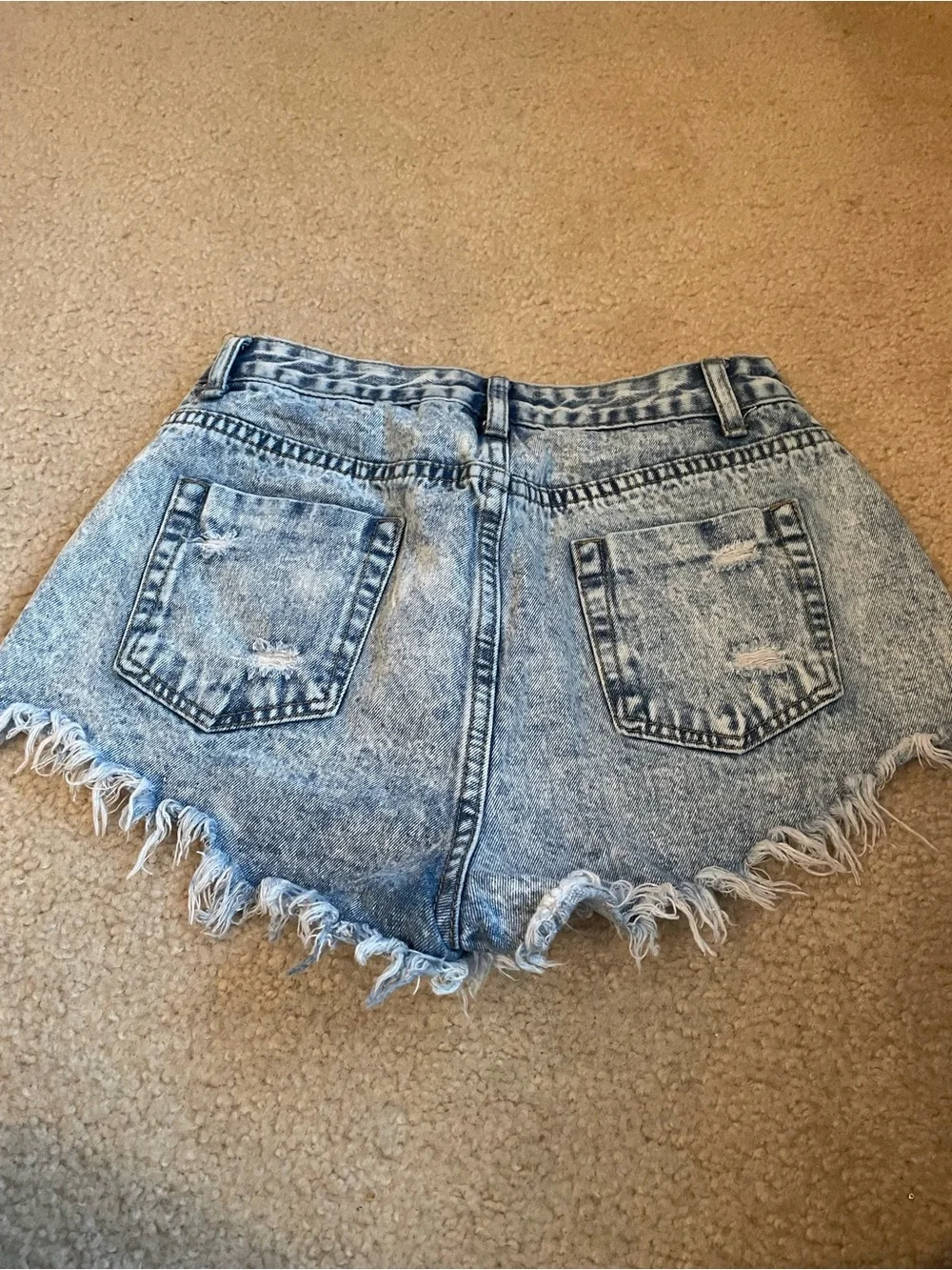 Shein Frayed Denim Shorts